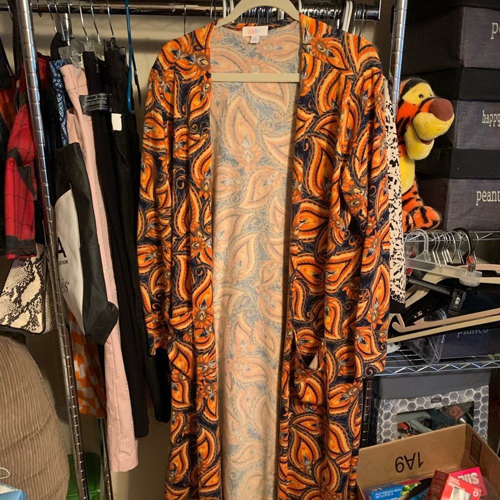 XL orange/multi Sarah LuLaRoe